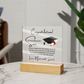 Graduation best gift for Son - Acrylic Square Plaque