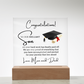 Graduation best gift for Son - Acrylic Square Plaque