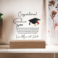Graduation best gift for Son - Acrylic Square Plaque