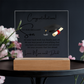 Graduation best gift for Son - Acrylic Square Plaque