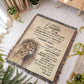 To My Daughter - Artwork Heirloom Woven Blanket (Portrait)