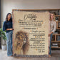 To My Daughter - Artwork Heirloom Woven Blanket (Portrait)
