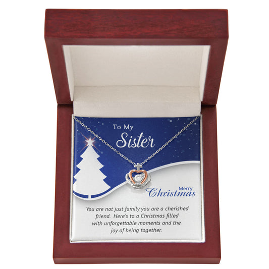 Sister - Christmas gift - Crown Pendant Necklace