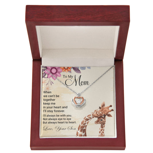 To My Mom - Crown Pendant Necklace