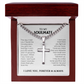 To My Man - Artisan Cross with Cuban Link Chain Selling price: $59.95
